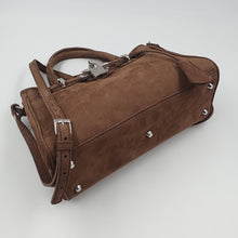 Charger l&#39;image dans la galerie, Sac Mini Vendôme Nubuck Chocolat
