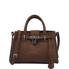 Charger l&#39;image dans la galerie, Sac Mini Vendôme Nubuck Chocolat
