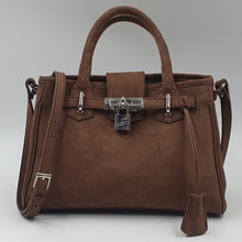 Charger l&#39;image dans la galerie, Sac Mini Vendôme Nubuck Chocolat
