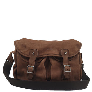 Sac Pêche Cuir Nubuck Chocolat