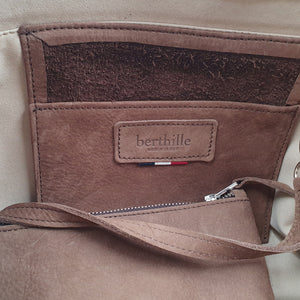 Cabas Scarlett Cuir nubuck chocolat