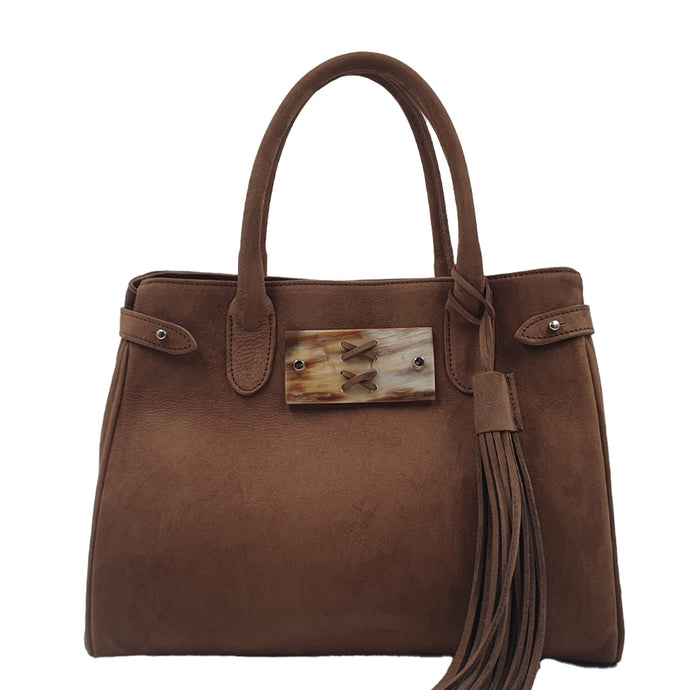 Sac en Nubuck Chocolat – Capsule Hiver 2025 | Élégance & Modularité | Berthille