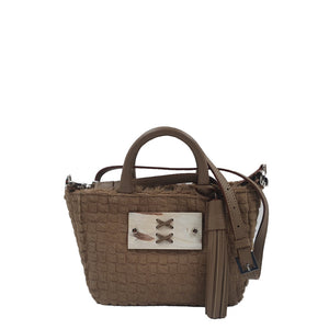 Sac à main Bandoulière Olga Quadra Taupe