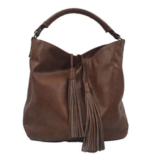 Charger l&#39;image dans la galerie, Sac Porté Épaule en Cuir Gras Marron | Maison Berthille
