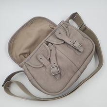 Load image into Gallery viewer, Sac Mini Pêche Cuir Nubuck Cenere
