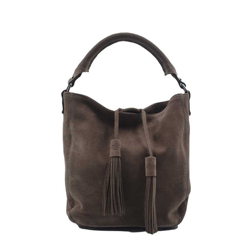 Sac velours porté épaule - un sac hobo luxueux et élégant