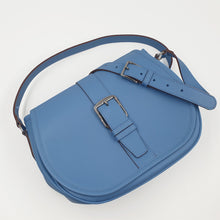 Charger l&#39;image dans la galerie, Sac Bandoulière en cuir grainé bleu ciel | Maison Berthille
