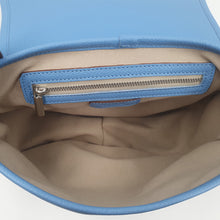 Charger l&#39;image dans la galerie, Sac Bandoulière en cuir grainé bleu ciel | Maison Berthille
