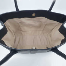 Charger l&#39;image dans la galerie, Grand sac à main cuir noir - Haute Couture
