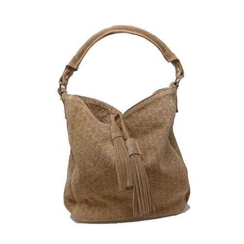 Sac à main porté épaule en velours Maison Berthille