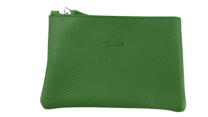Mini pochette en cuir grainé - Collection upcycling | Maison Berthille