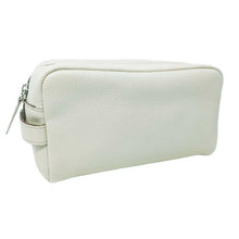 Load image into Gallery viewer, Toilet Bag - make up kit in crocodile print leather 
